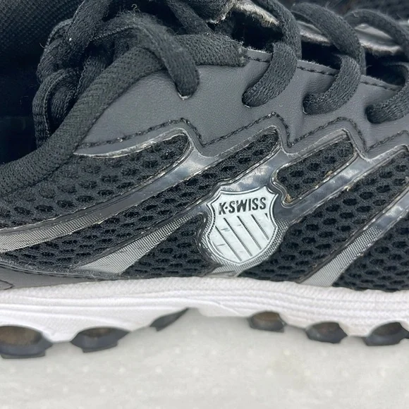 K-SWISS WOMENS SIZE 5 Black Athletic Shoes - Picture 4 of 7